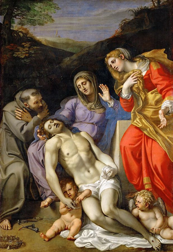 Pieta with St. Francis and St. Mary Magdalene, c.1602 