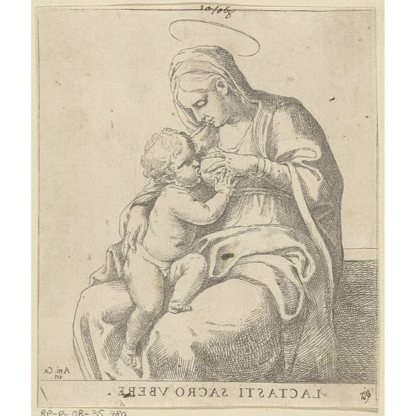 The Madonna suckling the infant Christ 