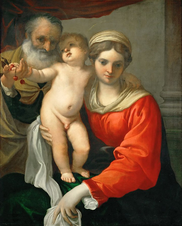 Madonna with cherries 