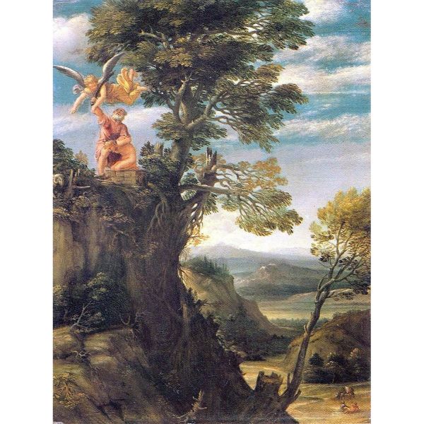 Landscape with the sacrifice of Isaac 