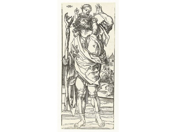 St Christopher Carrying The Christ Child