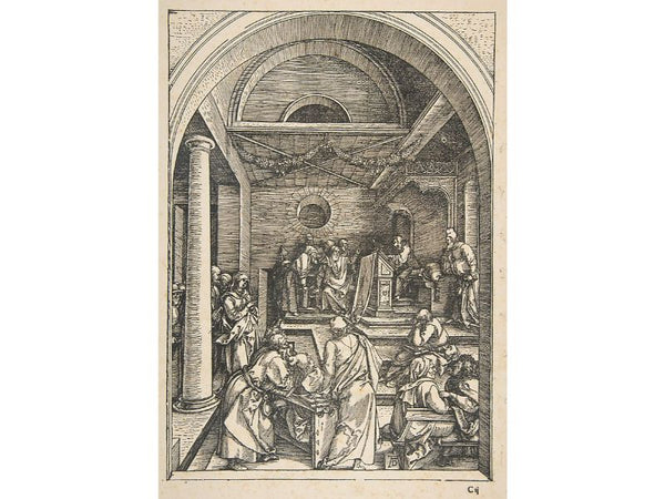 Christ among the Doctors, from The Life of the Virgin