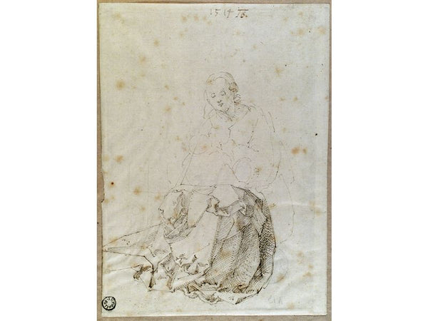 Sitting Mary with child