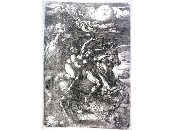 Abduction Of Proserpine On A Unicorn