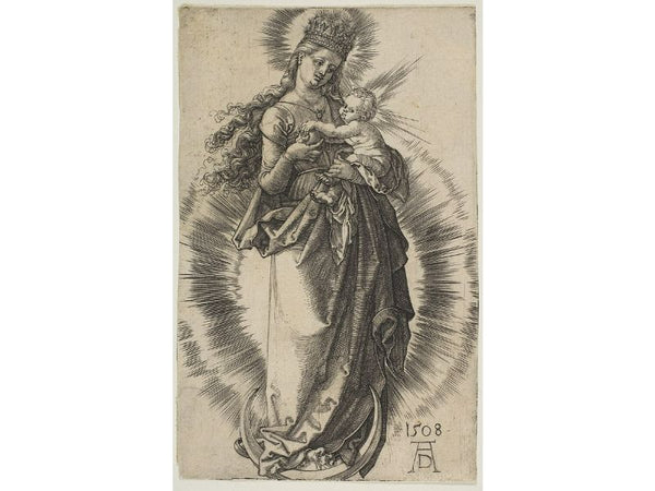 The Virgin On The Crescent With A Crown Of Stars (Second State)