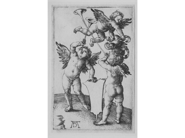 Three Putti With Shield And Helmet