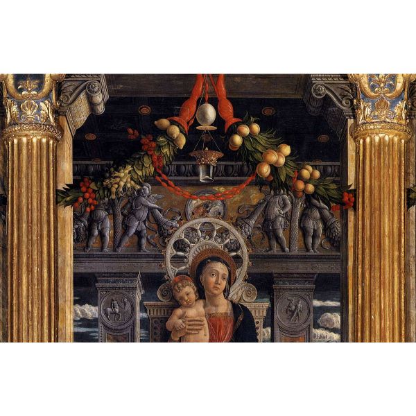 San Zeno Polyptych (detail-1) 1457-60 