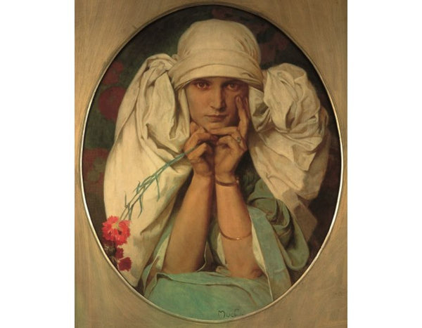Jaroslava Painting by Alphonse Maria Mucha
