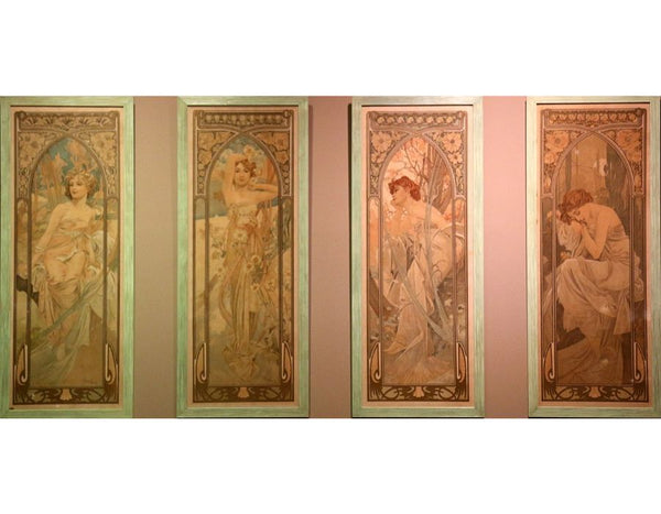 Brightness of Day. From The Times of the Day Series. 1899 Painting by Alphonse Maria Mucha