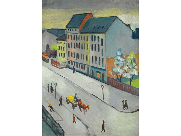 Our Street in Gray (Unsere Strasse in Grau) 1911