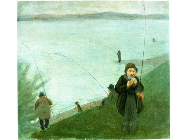 Anglers on the Rhine