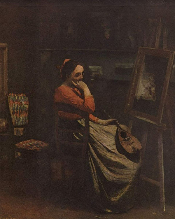 Artist's Studio, Young Woman with a Mandolin 