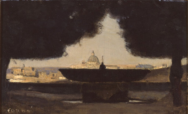 The Fountain of the French Academy in Rome, 1826-27 
