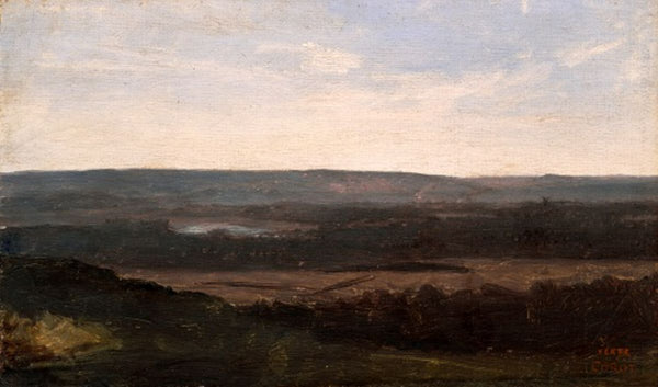 Landscape with Distant Mountains, c.1840-45 