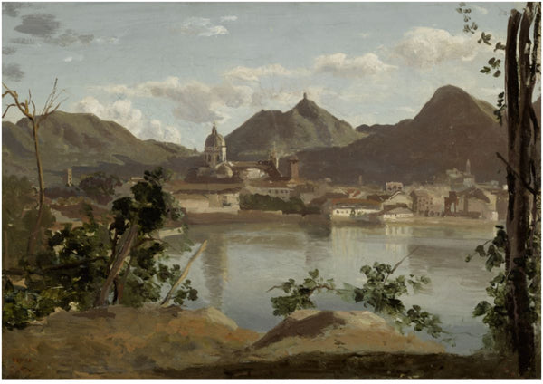 The Town and Lake Como, 1834 