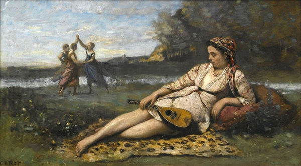 Young Women of Sparta (or Gypsy Reclining) c.1868-70 