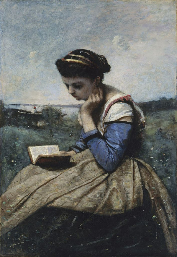 Woman Reading in a Landscape 