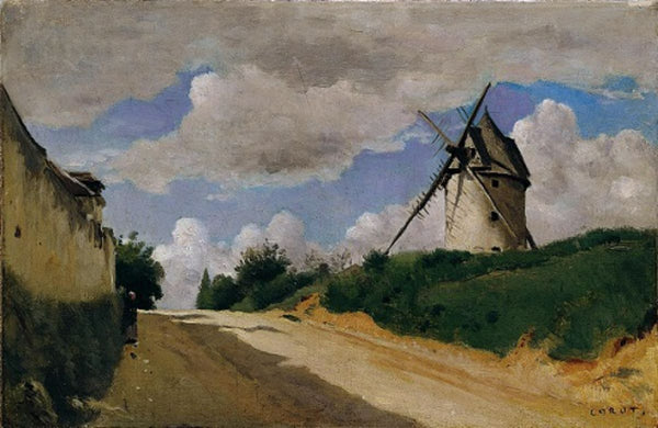 Windmill on the Cote de Picardie, near Versailles 