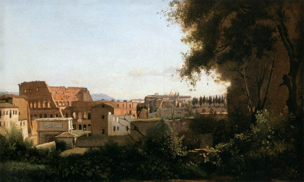 Rome - View from the Farnese Gardens, Noon (or Study of the Coliseum) 