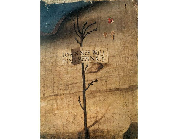 Small Tree with Inscription (fragment) 1500-02
GIOVANNI BELLINI