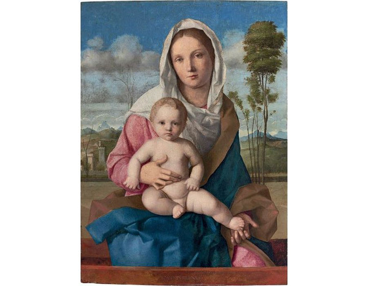 Madonna and Child in a landscape

