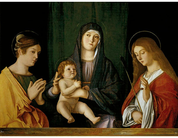 The Virgin and Child with Two Saints 1490