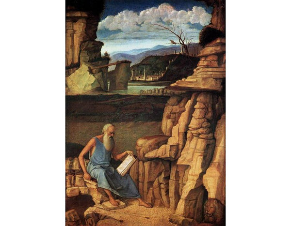 St. Jerome Reading in the Countryside
