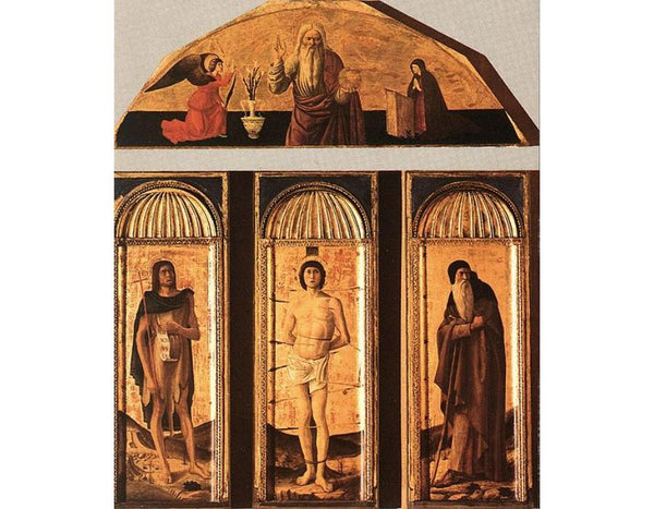 St Sebastian Triptych 1460-64