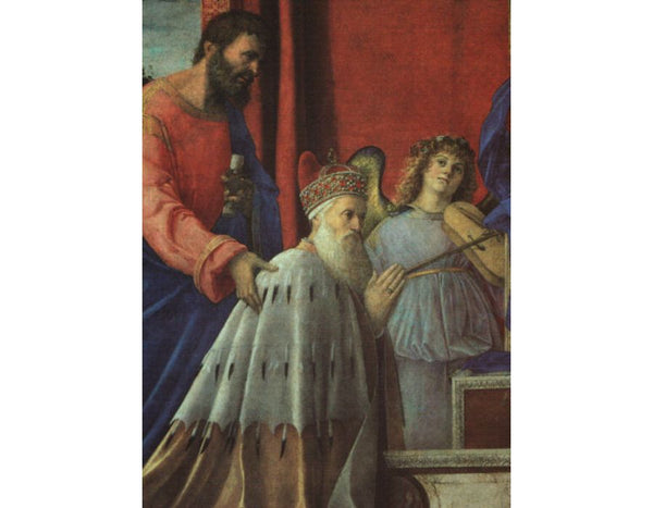 The Doge Barbarigo, St. John, and Musician Angels (detail) 1500