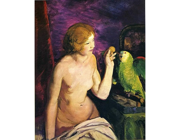 Nude With A Parrot 