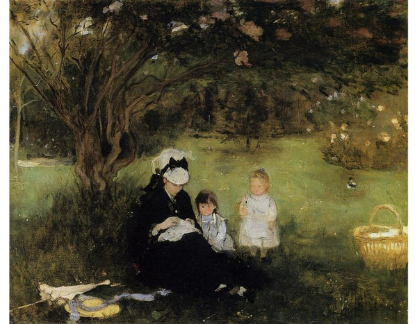 Beneath the Lilac at Maurecourt 1874