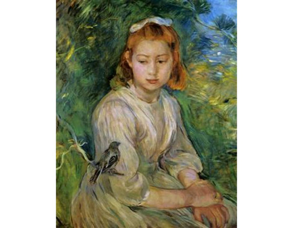 Young Girl With A Bird
