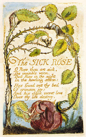 The Sick Rose, from Songs of Innocence 