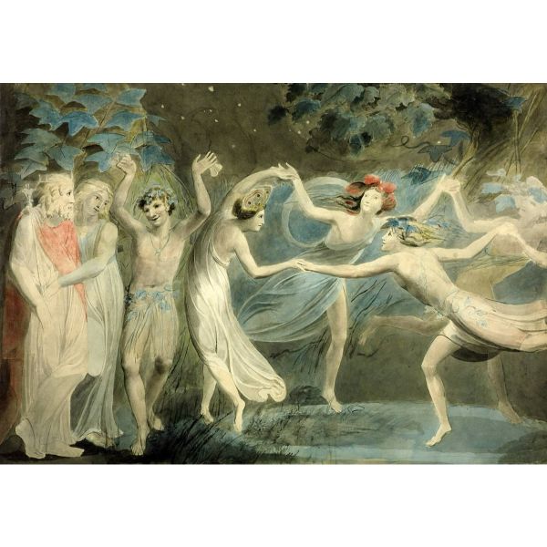 Oberon, Titania and Puck with Fairies Dancing 2 