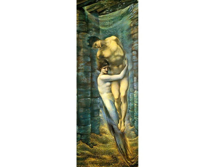 The Depths of the Sea 1887 Painting by Edward Burne-Jones