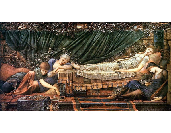 Pan and Psyche 1872-74 Painting by Edward Burne-Jones