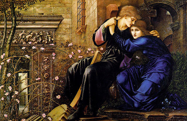 Love Among the Ruins Painting by Edward Burne-Jones