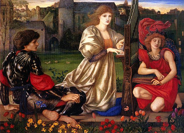 Le Chant d'Amour (Song of Love) Painting by Edward Burne-Jones