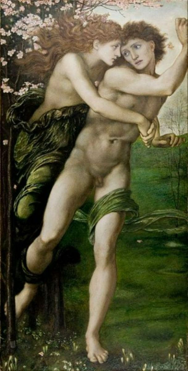 Phyllis and Demophoon Painting by Edward Burne-Jones