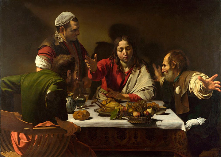 Supper at Emmaus (detail) 
