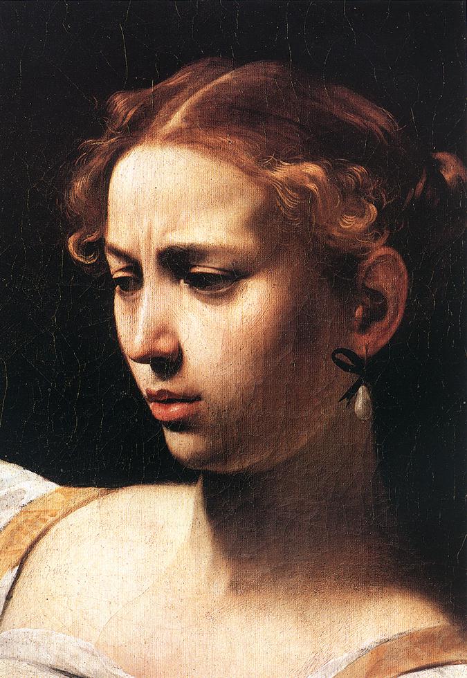 Judith Beheading Holofernes (detail 1) c. 1598 