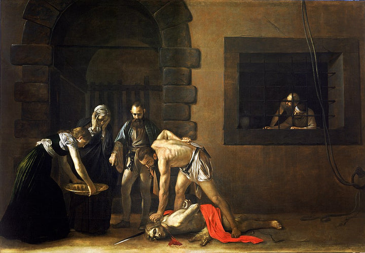 The Decapitation of St. John the Baptist, 1608 (detail) 