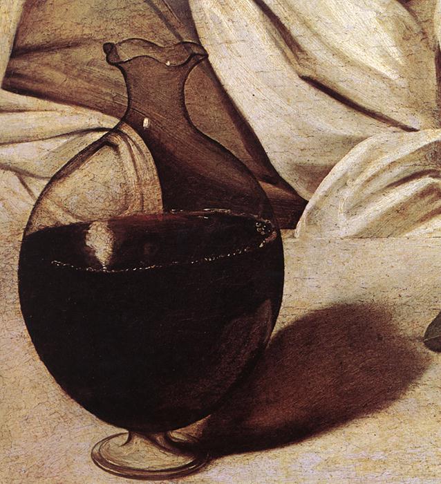 Bacchus (detail 2) c. 1596 