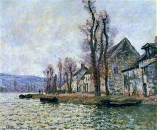 The Bend Of The Seine At Lavacourt Winter 