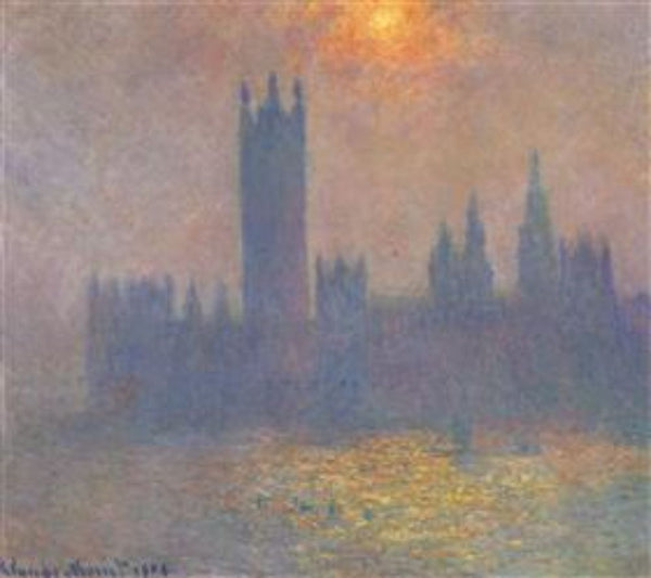 Houses of Parliament, Effect of Sunlight in the fog