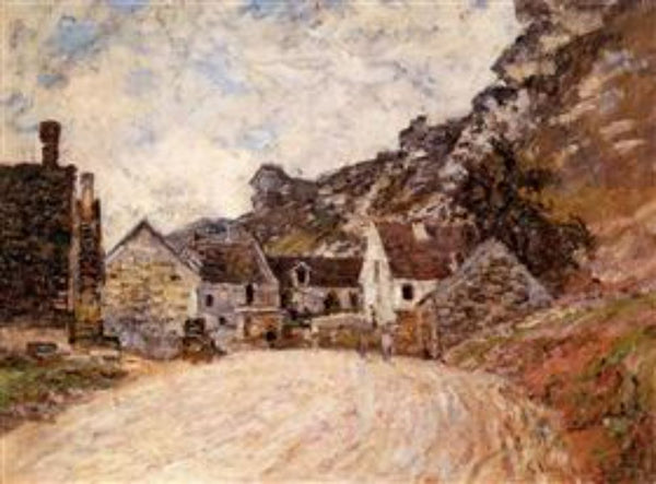 The Hamlet Of Chantemesie At The Foot Of The Rock 