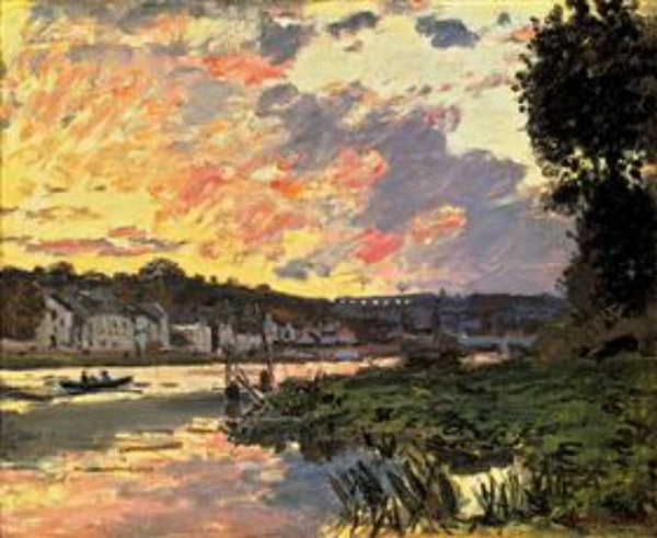 The Seine at Bougival in the Evening 