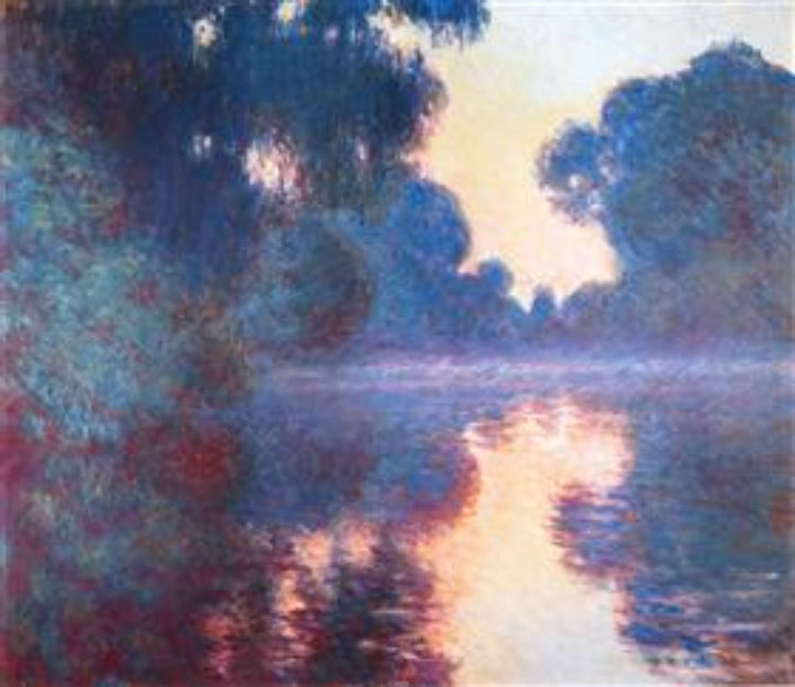 Misty morning on the seine blue 1892 