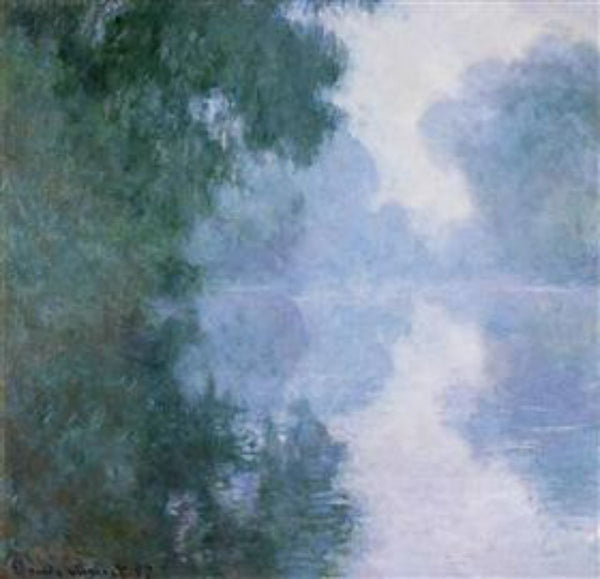 Arm Of The Seine Near Giverny In The Fog2 
