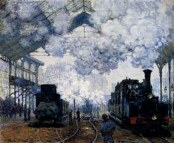 Arrival At Saint Lazare Station 